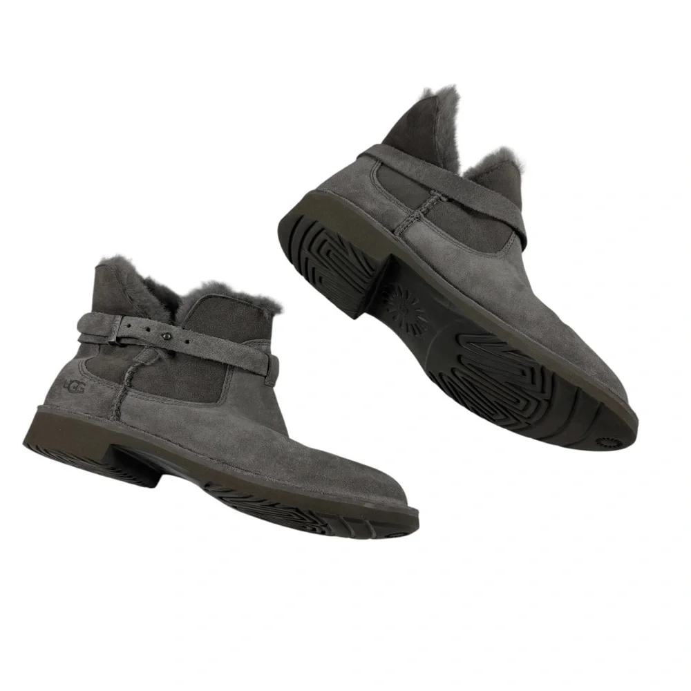 UGG Elisa Suede Sheepskin lined booties, 7